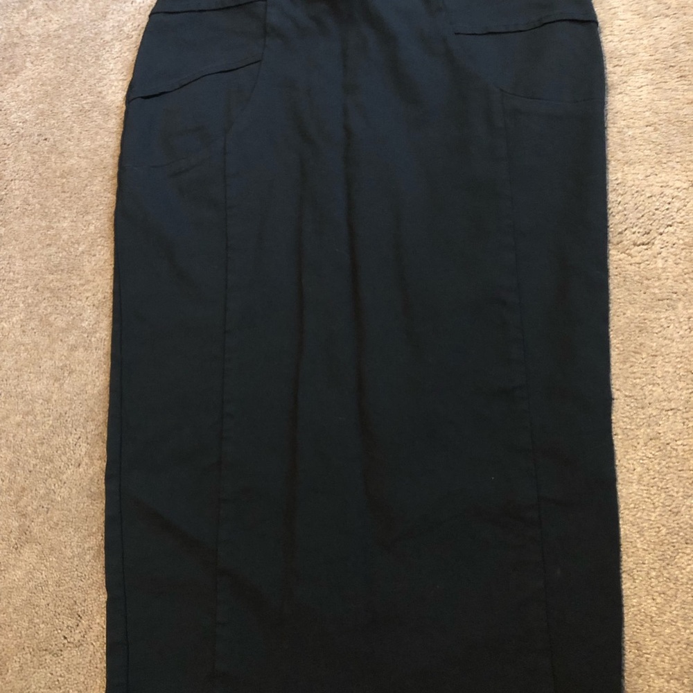Charlotte Russe Black Pencil Skirt sz med